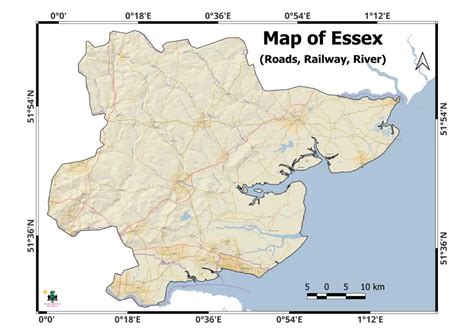 Images for Map of Essex (Free Download) - Geographical Analysis