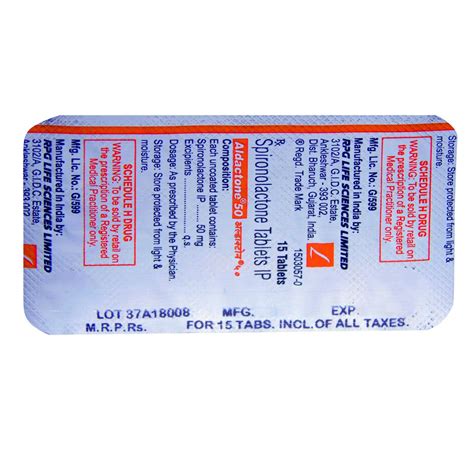 Aldactone Tablet S Price Uses Side Effects Composition