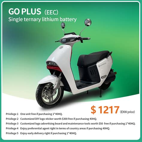 Jinpeng 2023 Go Plus 200km Long Range Electric Scooter 2000W Superior