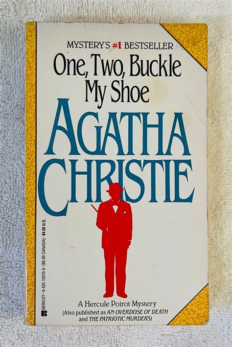 AGATHA CHRISTIE One Two Buckle My Shoe 1984 Berkley - Etsy