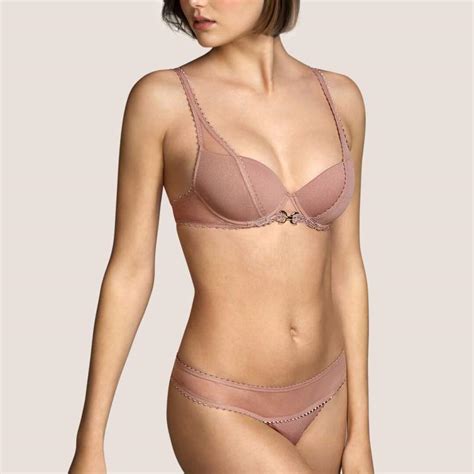 Nude Padded Bra Andres Sarda Sales Nude Lace Lingerie Unas1 Padded