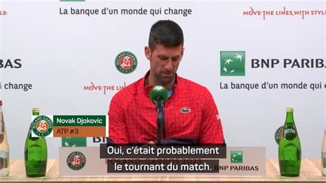 Roland Garros Djokovic Le Tie Break Du Deuxi Me Probablement Le