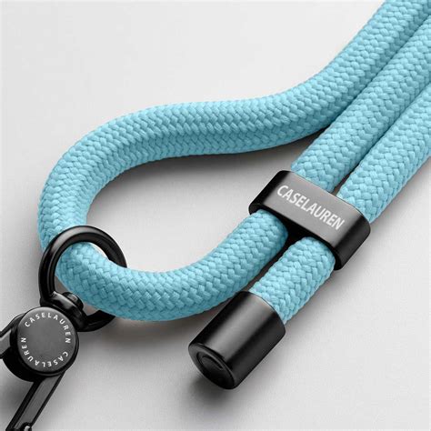 Rope Phone Strap With Card Black Caselauren