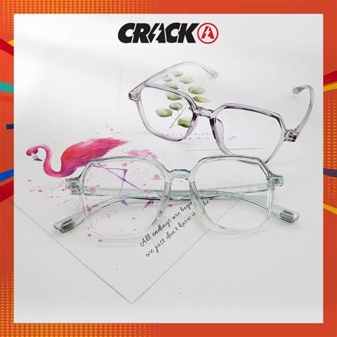 Crack 2022 Korean Style Unisex Eyeglasses Bingkai Spek Flexible