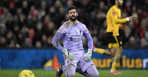 Watch Fa Cup Liverpool Gk Alisson Becker Manchester Uniteds David