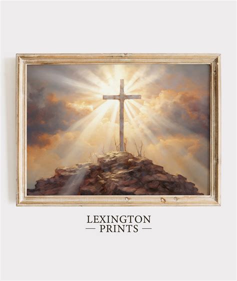 Christian Wall Art Christian Cross Art Printable Art Christian Print ...