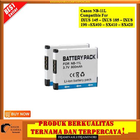 Jual Baterai Battery Nb 11L Nb 11Lh For Canon Sx430 Ixus 180 Ixus 190