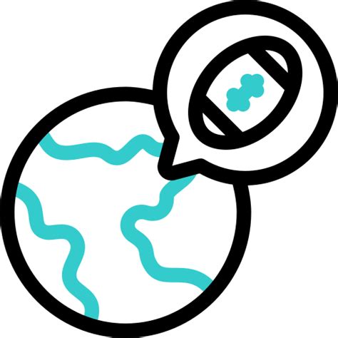 Worldwide Basic Accent Outline Icon