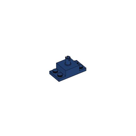 Lego Dark Blue Brick X With Vertical Pin And X Side Plates