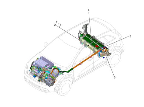 Kia Niro Components And Components Location High Voltage Battery System