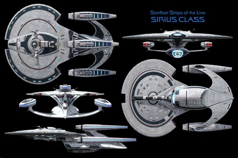 Sirius Class Starship High Resolution By Enethrin On Deviantart