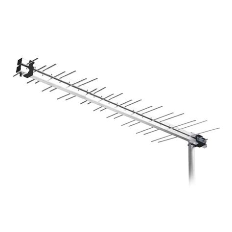 Antena Externa Aquario Lu 19p Log Periodica Digital Uhf Hdtv Leroy