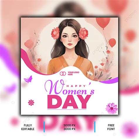 International Womens Day Social Post Design Template Download On Pngtree