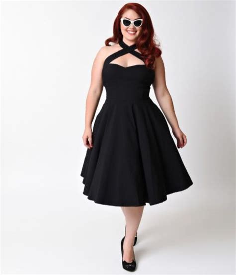 Vintage Plus Size Rockabilly Fashion Style Outfits Ideas 62