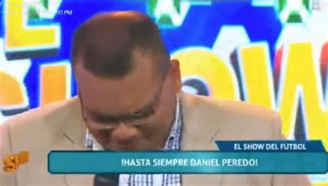 Daniel Peredo Tanke Arias Llor En Su Programa Al Despedirse Del