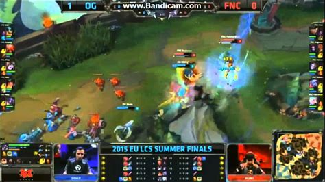 Origen Vs Fnatic EU LCS Summer Final Playoff HighLights 23 08 2015