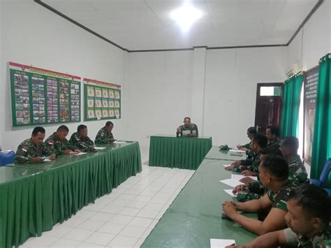 Dansatgas Letkol Inf Alisun Pimpin Rapat Persiapan Penutupan TMMD Ke