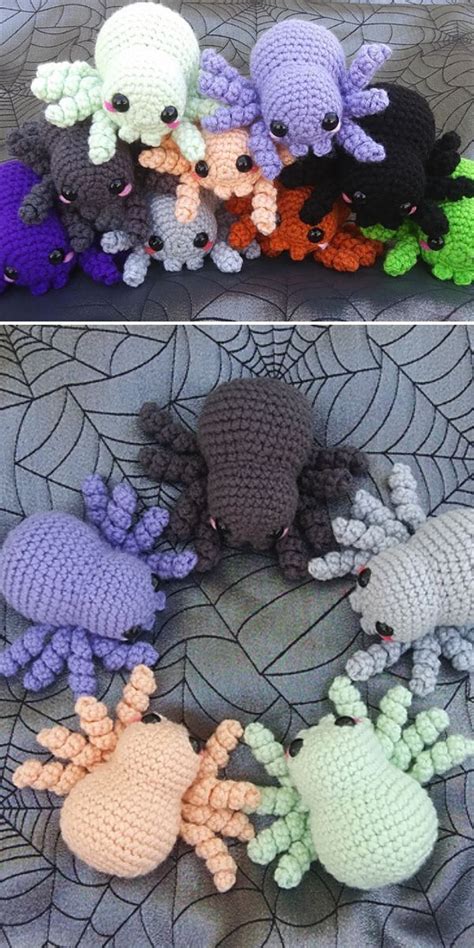 No Sew Amigurumi Spider Free Crochet Pattern Fall Crochet Patterns