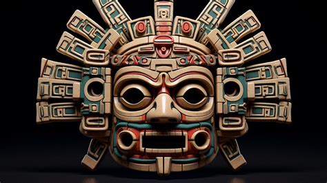 Aztec Mask Midjourney Style Andrei Kovalev S Midlibrary