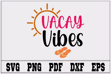 Vacay Vibes Svg Design Graphic By Apon Design Store Creative Fabrica