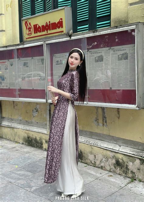 ÁO DÀI TRUYỀN THỐNG HOA VŨ | Phương Linh Silk