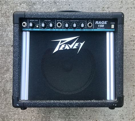 Peavey Rage 158 1990s Teal Stripe Reverb