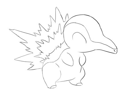 Pokemon Coloring Pages Cyndaquil