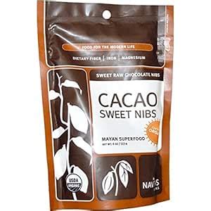 Amazon Navitas Naturals Organic Cacao Sweet Nibs 4 Oz 113 G