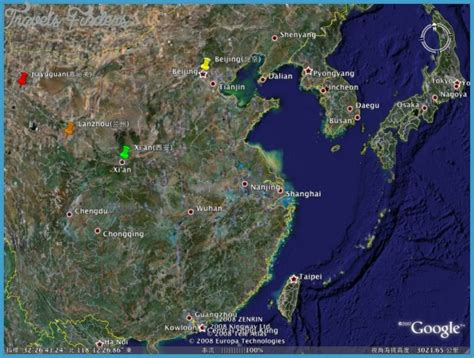 China Map Google Earth - TravelsFinders.Com