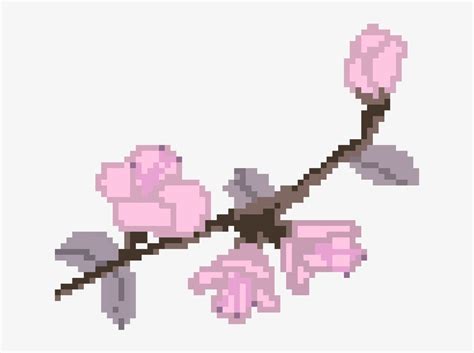 Sakura Tree Pixel Art Sakura Tree Free Transparent Png Download