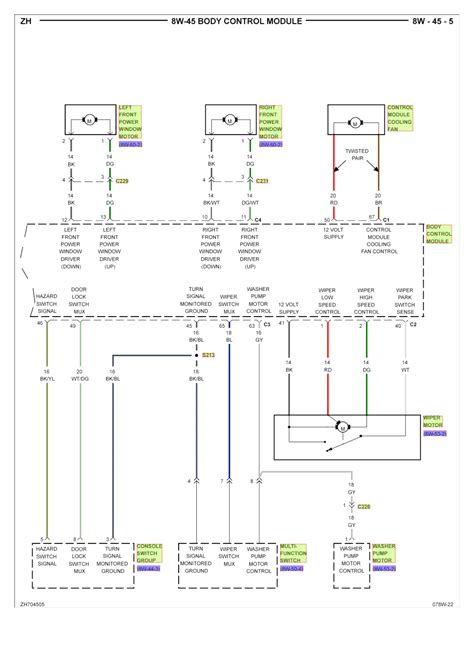 Body Control Module Wiring Diagram