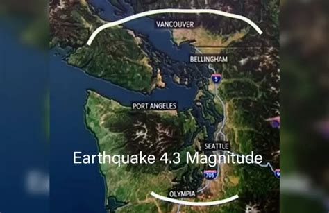 Western Washington Earthquake Measures At 4.3 - The Seattle Medium