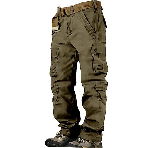 Yinechencer 2024 Construction Pants For Men Flex Mens Elastic Waist Jeans With Drawstring Men