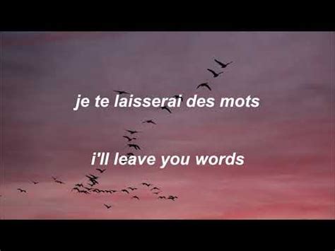 Je Te Laisserai Des Mots Lyrics English Translation - Patrick Watson ...