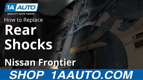 How To Install Replace Rear Shocks 2000 04 Nissan Frontier And Xterra