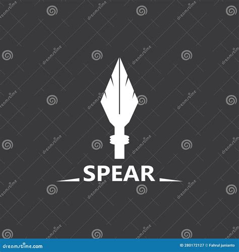 Spear Logo And Symbol Vector Design Illustration Stock Illustration