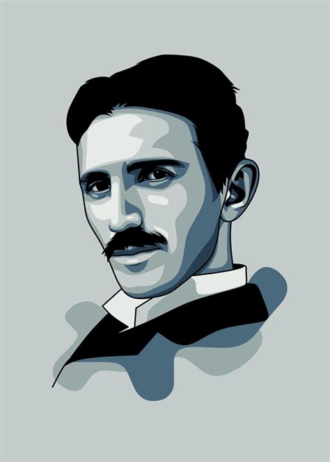 Nikola Tesla Posters Prints By V Styler Printler