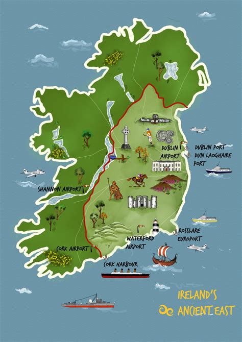 Neolithic Sites In Ireland Map - Grazia Gilbertina