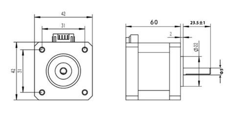 Hanpose Stepper Motor 17HS6401 DC 3D Printers