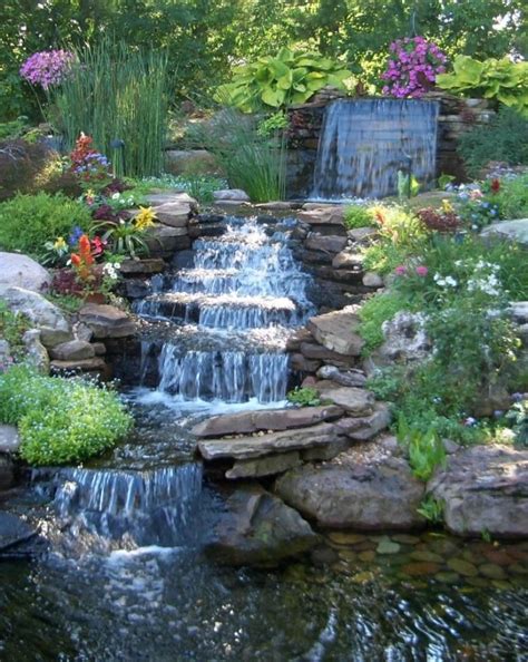 Beautiful Backyard Waterfall Ideas Waterfalls Backyard Waterfall