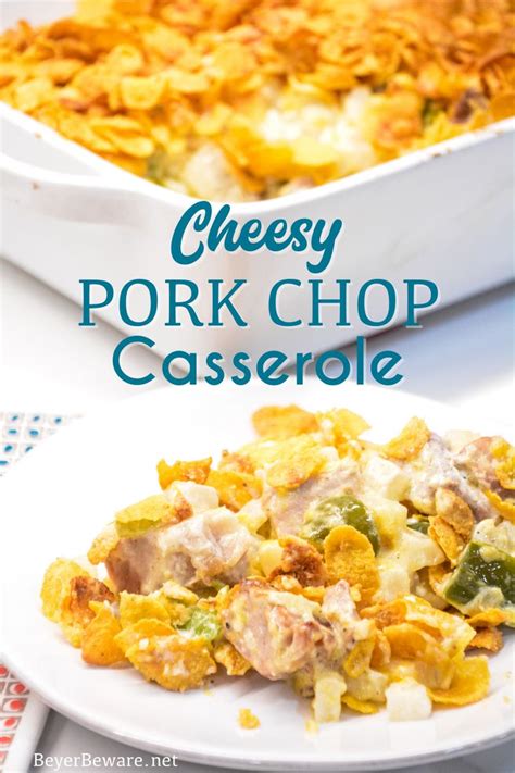 Cheesy Pork Chop Casserole How To Use Leftover Pork Chops Leftover