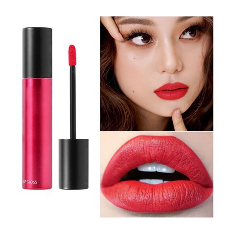 Kegualv Lip Stain Mattes Liquid Lipstick Makeup Velvety Liquid Lipstick