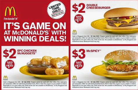 Mcdonald's Printable Coupons May 2015 - Home