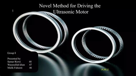 Ultrasonic Motora Novel Driving Method Ppt