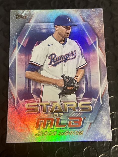 Topps Series Baseball Smlb Jacob Degrom Stars Of Mlb Ebay