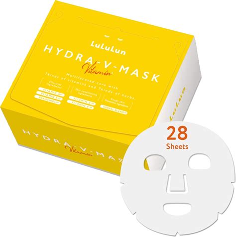 Lululun Hydra V Vitamin Packed Facial Sheet Mask 28