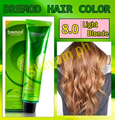 BREMOD HAIR COLOR 8 0 LIGHT BLONDE WITH OXIDIZING Lazada PH