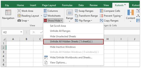 How To Unhide All Worksheets And Sheets In Excel