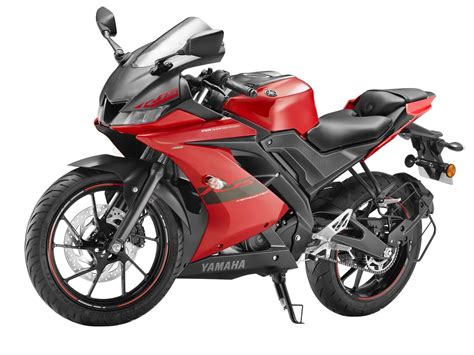 Yamaha R V Metallic Red Price Specs Top Speed Mileage