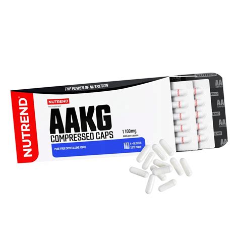 Aminokwasy Nutrend AAKG Compressed Caps 120 L Arginina Nutrend